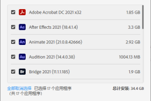 Adobe 2021 大师版 v11.10