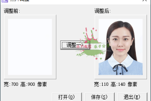 1寸相片调整单文件小工具