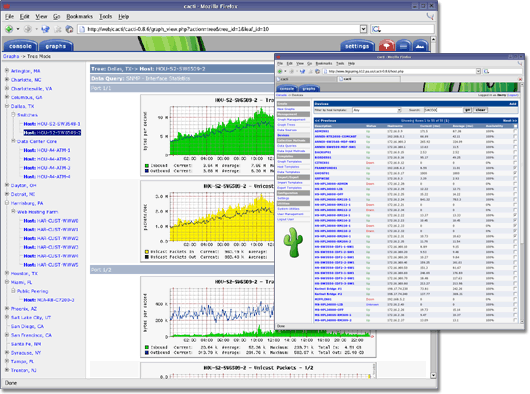 Cacti for Linux/Unix(网络流量监测图形分析工具) v1.2.17